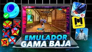 GENIAL!! 🚨 NUEVO EMULADOR PARA PC GAMA BAJA 2026 🚀Como DESCARGAR FREE FIRE, COD, PUBG MOBILE para PC