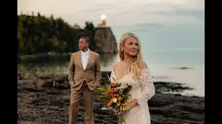 Beautiful Wedding at Split Rock Lighthouse