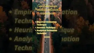 Cost Estimation Models in Software Engineering.#rsacademy93 #softwareengineering
