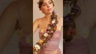 КОСА РАПУНЦЕЛЬ из урока по РАПУНЦЕЛЬ 🦎🌸✨ с участием косичек-драконов!