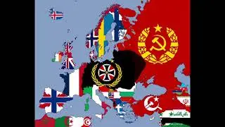 Alternative Future of Europe With Flags! (Fascism and Communism risen again??)