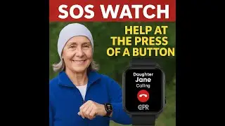 This SOS Watch Could Save Your Life | CPR Guardian for Active Seniors with GPS 24/7 Emergency Help