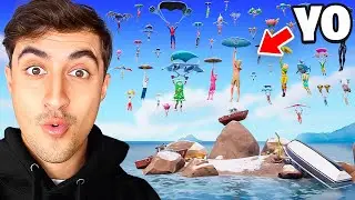 Gan&eacute; en la ISLA m&aacute;s PEQUE&Ntilde;A de FORTNITE