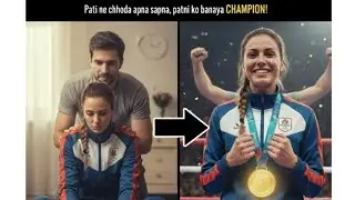 Pati ne Chhoda Apna Sapna, Patni ko Banaya Champion-The Real Gold Medalist #viral