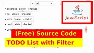 3rd JavaScript Project - Todo List App Tutorial with Source Code