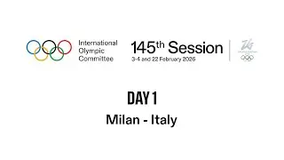145th IOC Session - day 1 (Original audio)