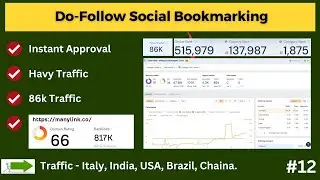 High Quality Do-Follow Social Bookmarking Backlink | How to Create Social Submission | Heavy Traffic