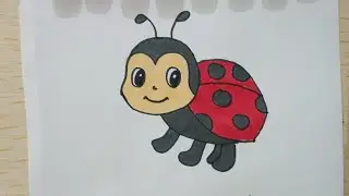 How to draw a ladybug