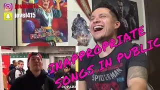 Singing Inappropriate Songs in Public REACTION