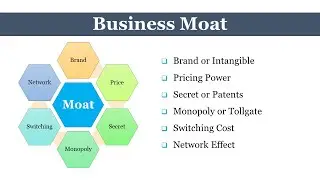 Types of Business Moats | Company's sustainable advantage.