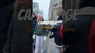 Cambridge Famous Places Walk 🇬🇧 | Historic Cambridge in 60 Seconds