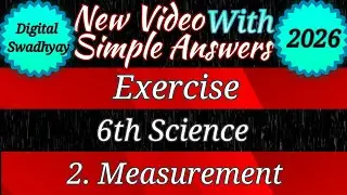 New syllabus 6th science 2. Measurement । exercise class 6 measurement new syllabus । 6th science 2