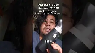 Philips 3000 Series 2100W Hair Dryer with Advanced Ionic Care BHD351/13 #shopeehaul #LagiMurah
