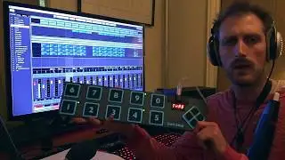 Matt Marantz EWI softsynth gig-rig video with Dune 2, UVI Falcon, Reaktor, and Dexed
