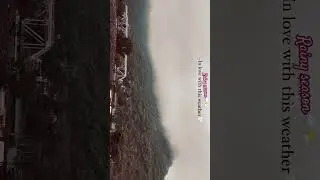 Mumbra rainy season🌧️#rain #mumbra #funnyshorts #weather #shoppinghaul