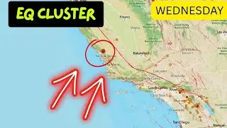 More Earthquakes around San Luis Obispo. Bigger EQ coming? Wednesday update