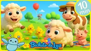 Las Ovejitas 🐑🌼 Colores y Flores + COMPILADO Canciones! | Canciones Infantiles | Bichito de Luz