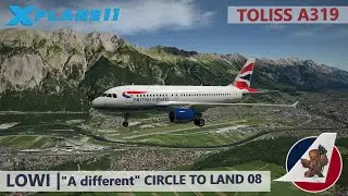 X-Plane 11 | Toliss A319 | LOWI - Innsbruck | 