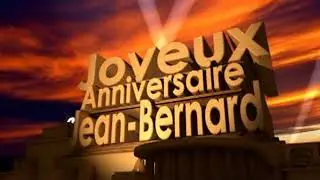 Joyeux Anniversaire Jean Bernard