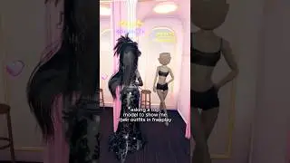 Asking a TOP MODEL to show me their saved fits #dresstoimpress #dti #dticombos #dtiroblox #dtitrend