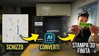 DA SCHIZZO A STAMPA 3D: IL MIO PRIMO OGGETTO CON MESHY.AI E BAMBU STUDIO.
