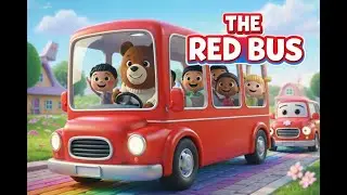 Red Bus Wheels Song🚌 | Shvili the Bear | Fun Nursery Rhymes & Kids Songs