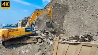 Excavator Loading Dump Truck | XCMG-380 Machine ll