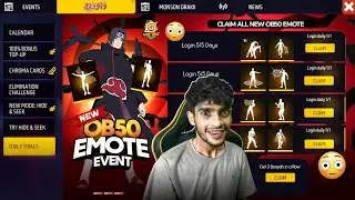 OB50 ALL NEW EMOTES REVIEW 🇮🇳 Free Fire MaX