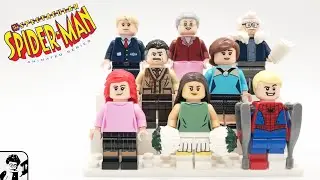 Минифигурки LEGO The Spectacular Spider-Man Custom, часть пятая (Мэри Джейн, Лиз, Флэш, Мэй и другие)!