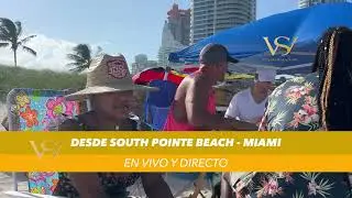 En vivo Toque de Tambores Venezolanos en South Pointe Beach en Miami