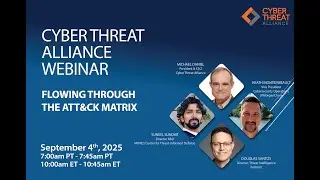 CTA Webinar Flowing Through the ATT&CK Matrix