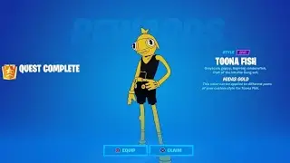 Fortnite - Toona Fish Color Bottles - Midas Gold (Catty Corner)