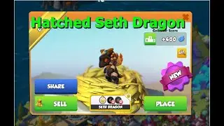 Hatched Seth Dragon-Dragon Mania legends | Sugar Rush clan event | DML