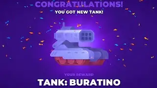 TANK STARS 2 : NEW TANK BURATINO UNLOCKED - ALL MY PERFECT SHOTS - ALL BATTLES WIN