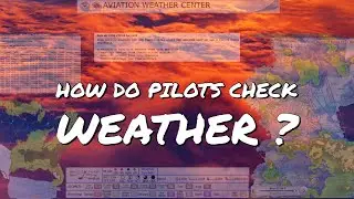 HOW DO PILOTS CHECK WEATHER ┃AVIATION WEATHER ┃SKY VECTOR ┃