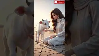 The Reunion: A Mother Cow and Her Calf 😭❤️ | Emotional Animal Story| #cowcalf #shorts #girl #ai #cow