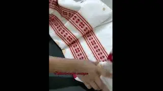 Assam Cotton silk saree#youtubeshorts #shorts #review #unboxing 💖 #assam