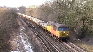 56113 6Z96 Doncaster to Hinksey Sidings.  Shrewley 10-02-21