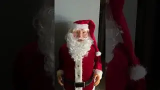 Gemmy Life Size Santa Head Swap