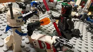 Lego STAR WARS: 501st Legion vs Darth Maul Stopmotion Part 2