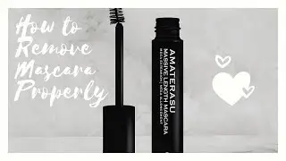 How to properly remove mascara with just warm water Amaterasu Beauty