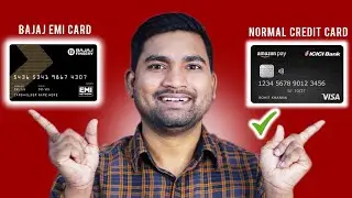 Bajaj EMI Card Vs Normal Credit Card 💳 | Comparison | Benifits | Charges| Hindi