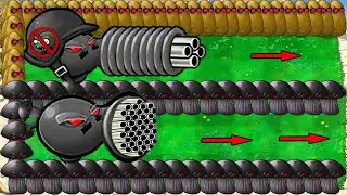 Doom Gatling X Doom Peashooter X Team NUT Doom Shroom vs Dr.Zomboss Giga - Plants vs Zombies Hack