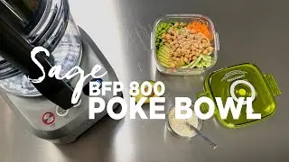 Poke Bowl SAGE BFP 800 foodprocessor | vi laver en Poke Bowl med blomk&aring;lsris | Mads Bo High on Life