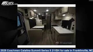 Spectacular 2026 Coachmen Catalina Summit Series 8 Travel Trailer RV For Sale in Franklinville, NC