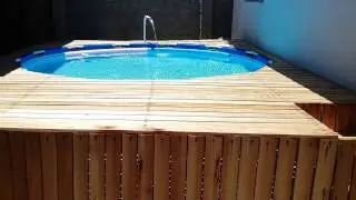 Piscina INTEX 6503 litros com deck, PARTE 1. (LINK DE COMPRA NA DESCRIÇÃO!)