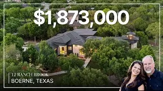 Luxury Custom Home For Sale In Boerne Texas | Home Tour