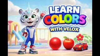 Learn Red Color with Velox  | Fun Kids Educational Cartoon
