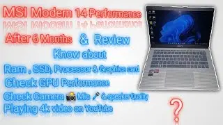 MSI Modern 14 laptop performance and review