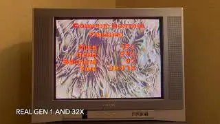 Doom 32X Resurrection  - Real Genesis/Mega Drive/32X vs MISTer FPGA Comparison